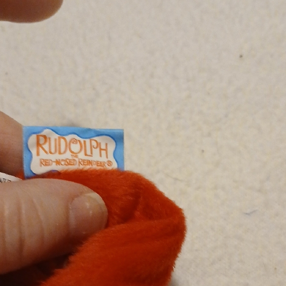 Reindeer Hair Scrunchie - Brown and Red - Picture 3 of 4